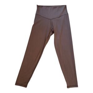 Aerie Women's High Waisted 7/8‎ Real Me Leggings Brown Size Medium Activewear